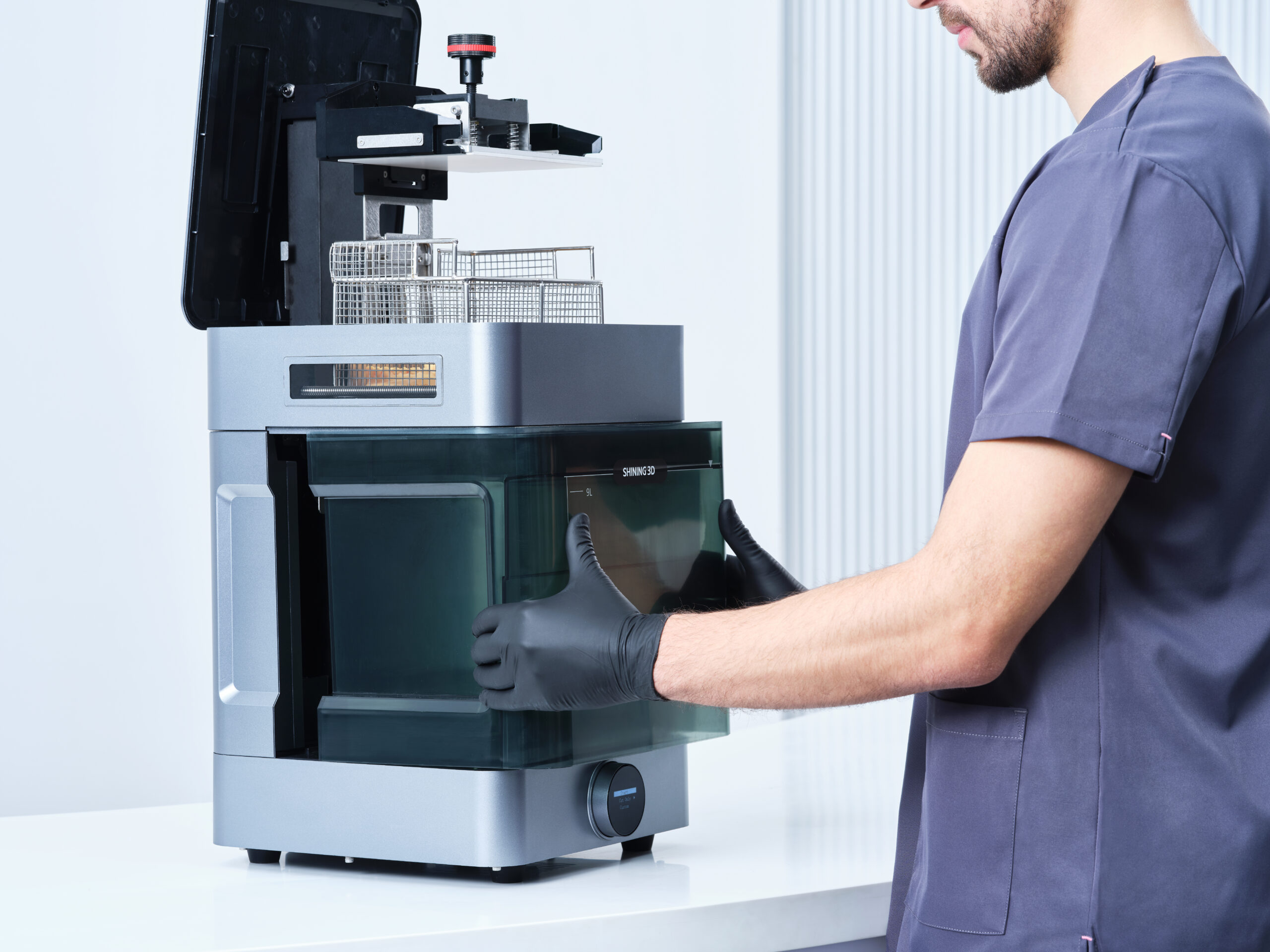 FabWash SHINING 3D 3D prinditud detailide järeltöötlus-seade arstile ja hambalaborile | For Dental Lab and Dentist - Pilt 6