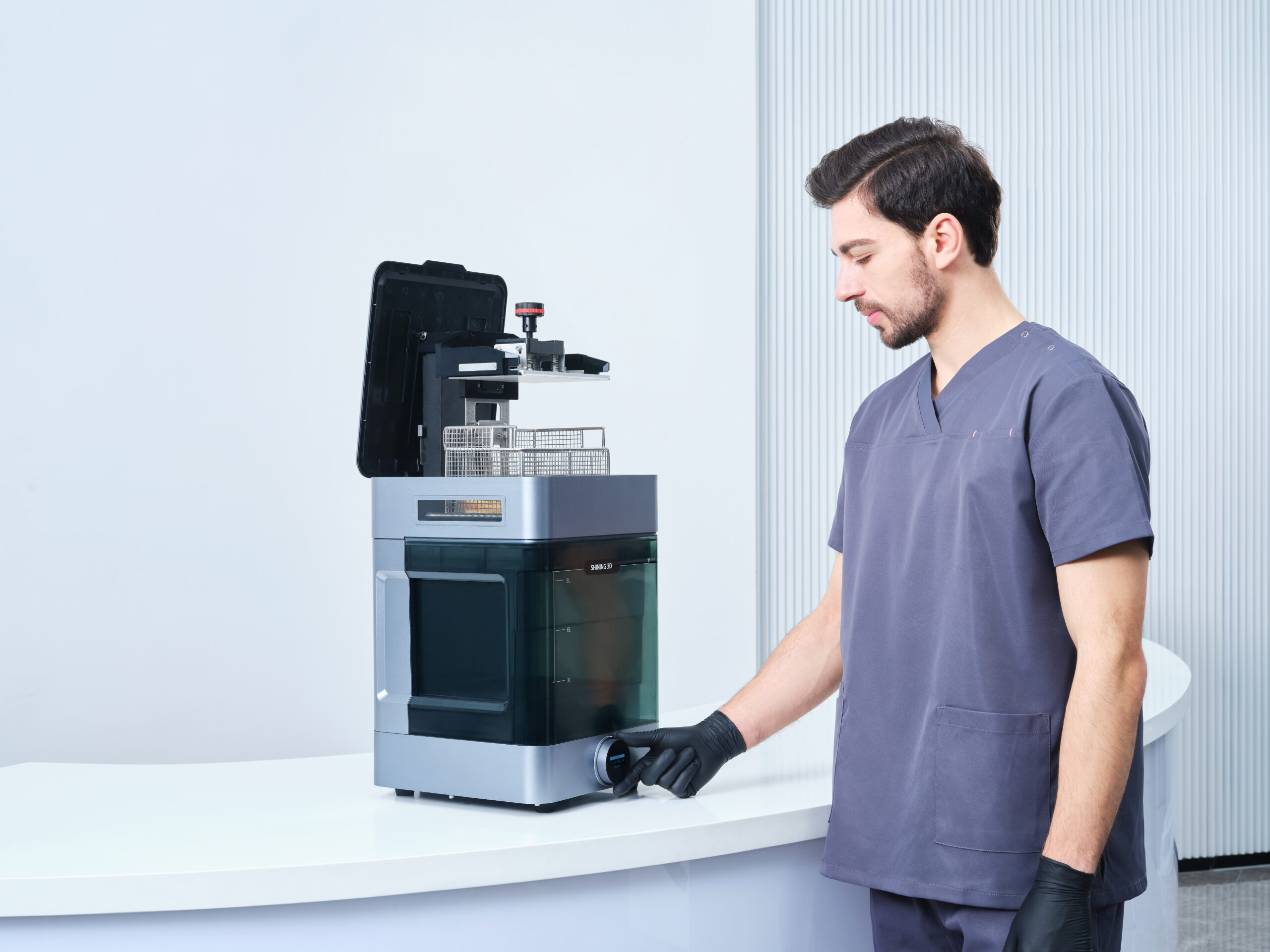 FabWash SHINING 3D 3D prinditud detailide järeltöötlus-seade arstile ja hambalaborile | For Dental Lab and Dentist - Pilt 3